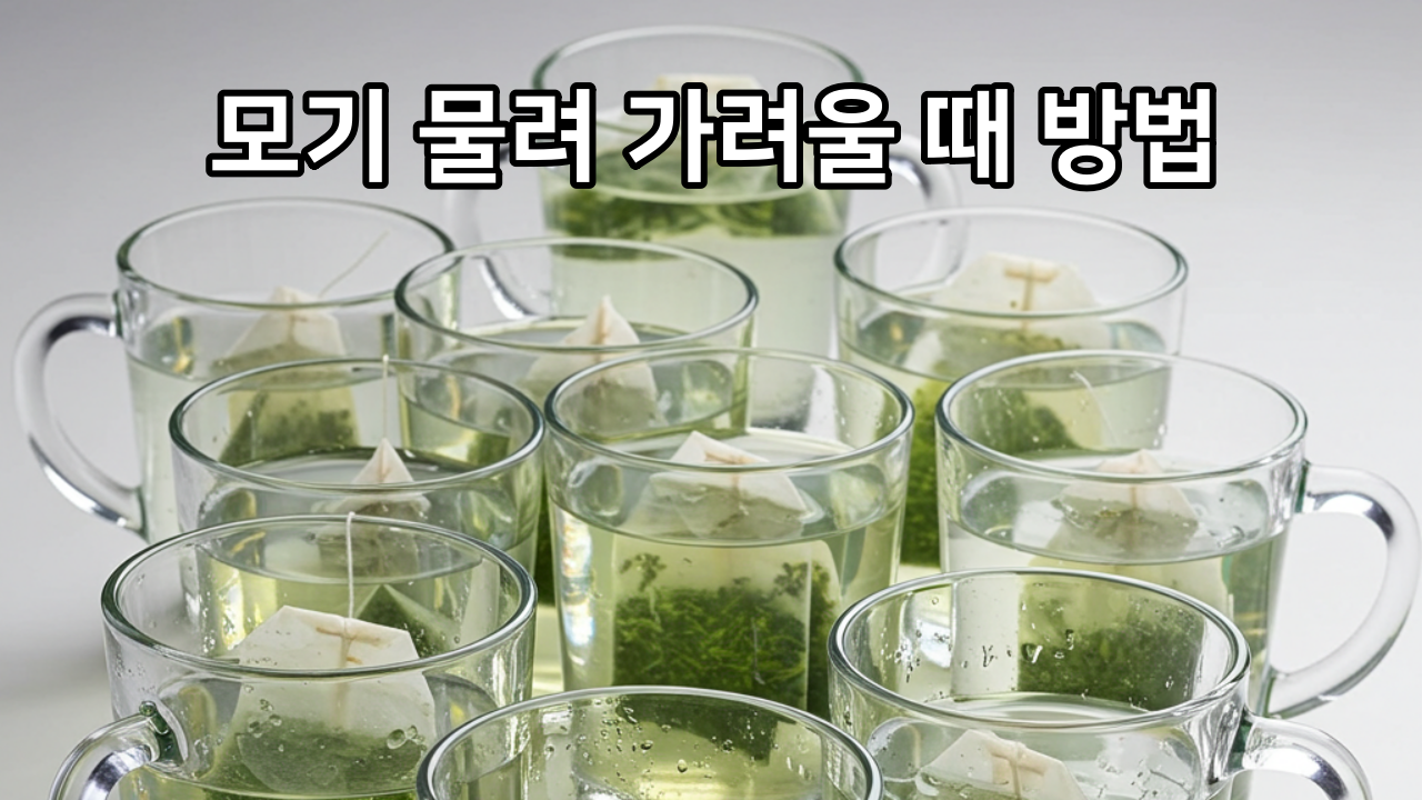 모기 물려 가려울 때 방법 + 가려움과 부기 완화 이유