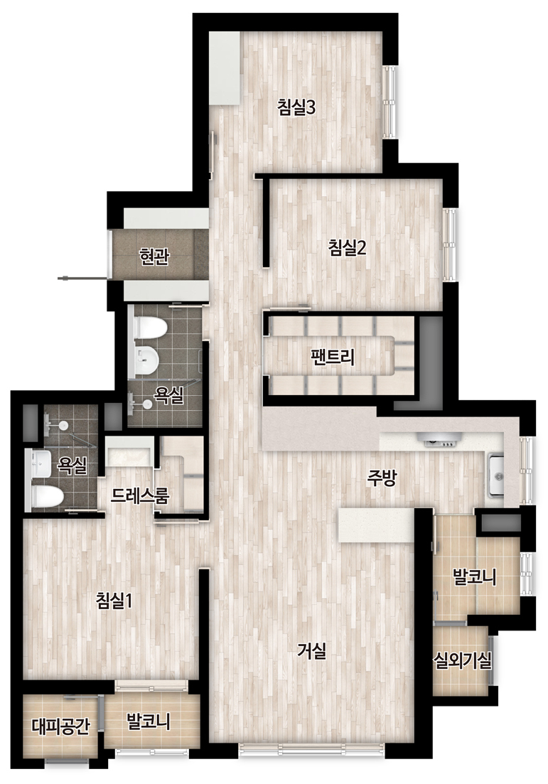 울산 온양발리 신일해피트리 더루츠 74B