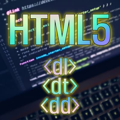  HTML5, <dl> <dt> <dd> 태그 알아 보기