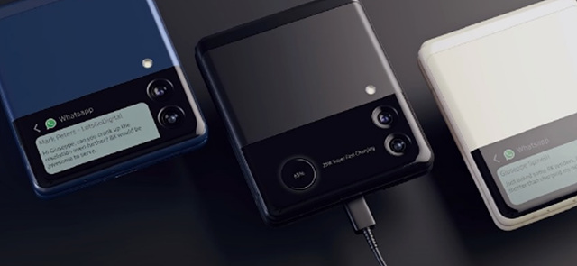 발매일 중급형 폴더블 핸드폰 삼성 갤럭시 Z 플립 3 2