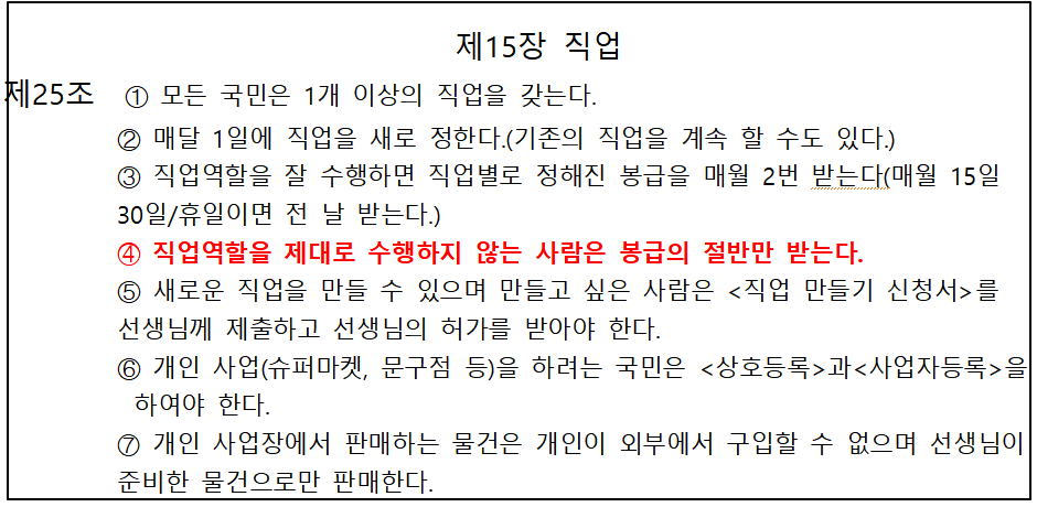  [금융문맹탈출] #1-1. 학급 헌법 세우기(3월 둘째주)