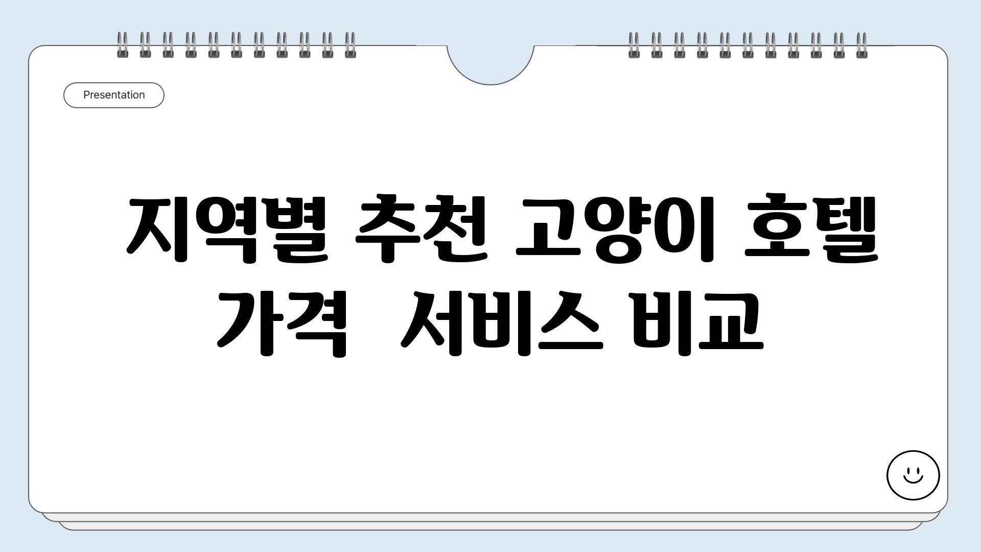  지역별 추천 고양이 호텔 가격  서비스 비교