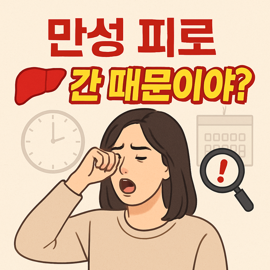 만성 피로, 간 때문이야? 간경화 초기 증상 놓치지 말고 지금 확인!