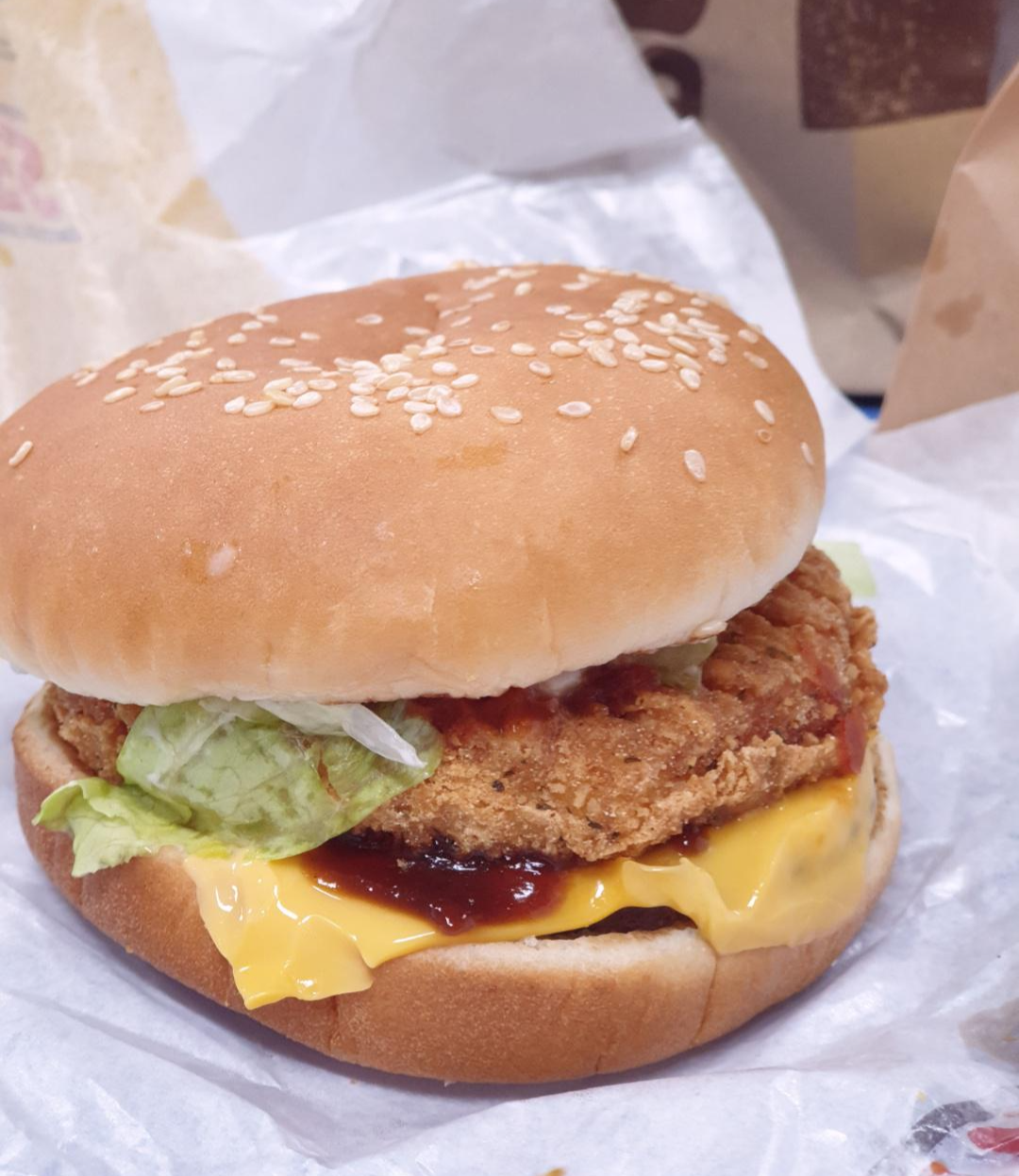 버거킹 몬스터베이비XL 세트 맛 후기 매콤한소스 좋아요