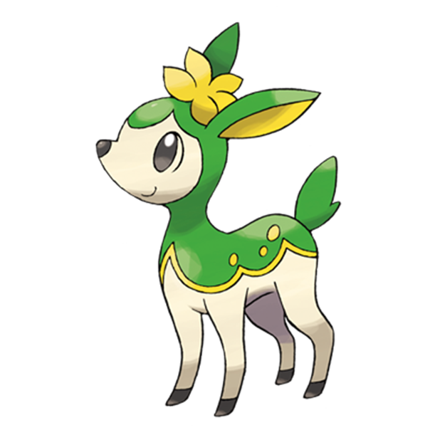  [포켓몬도감]  No. 585 사철록 Deerling #585  Summer Form