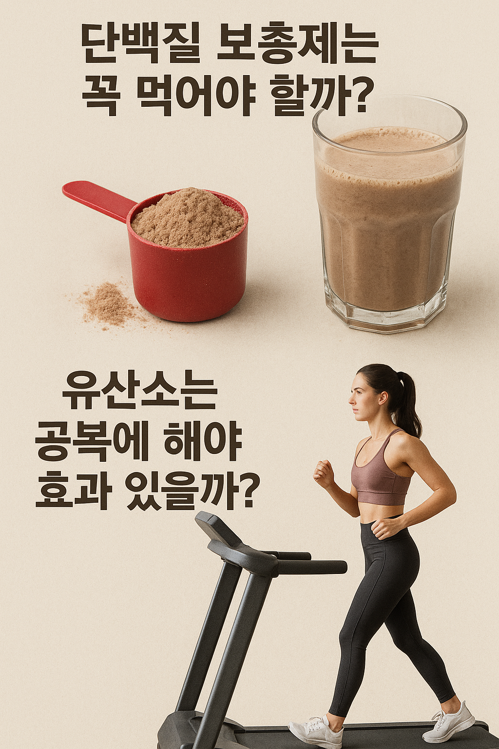 단백질 보충제는 꼭 먹어야 할까? 유산소는 공복에 해야 효과 있을까?