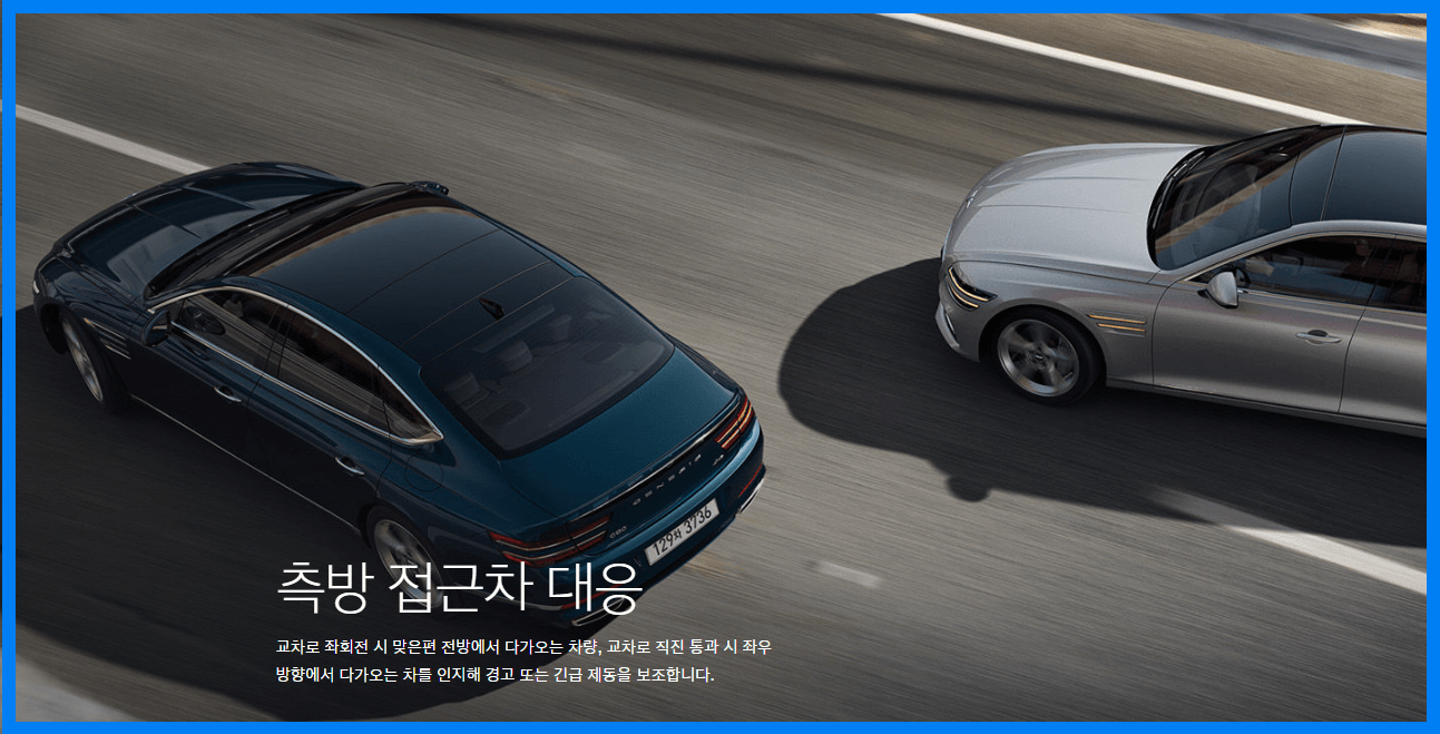 G80 드라이빙 사진