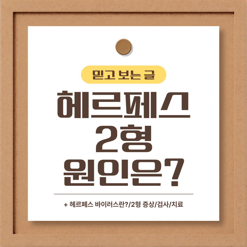  헤르페스 2형 원인은?