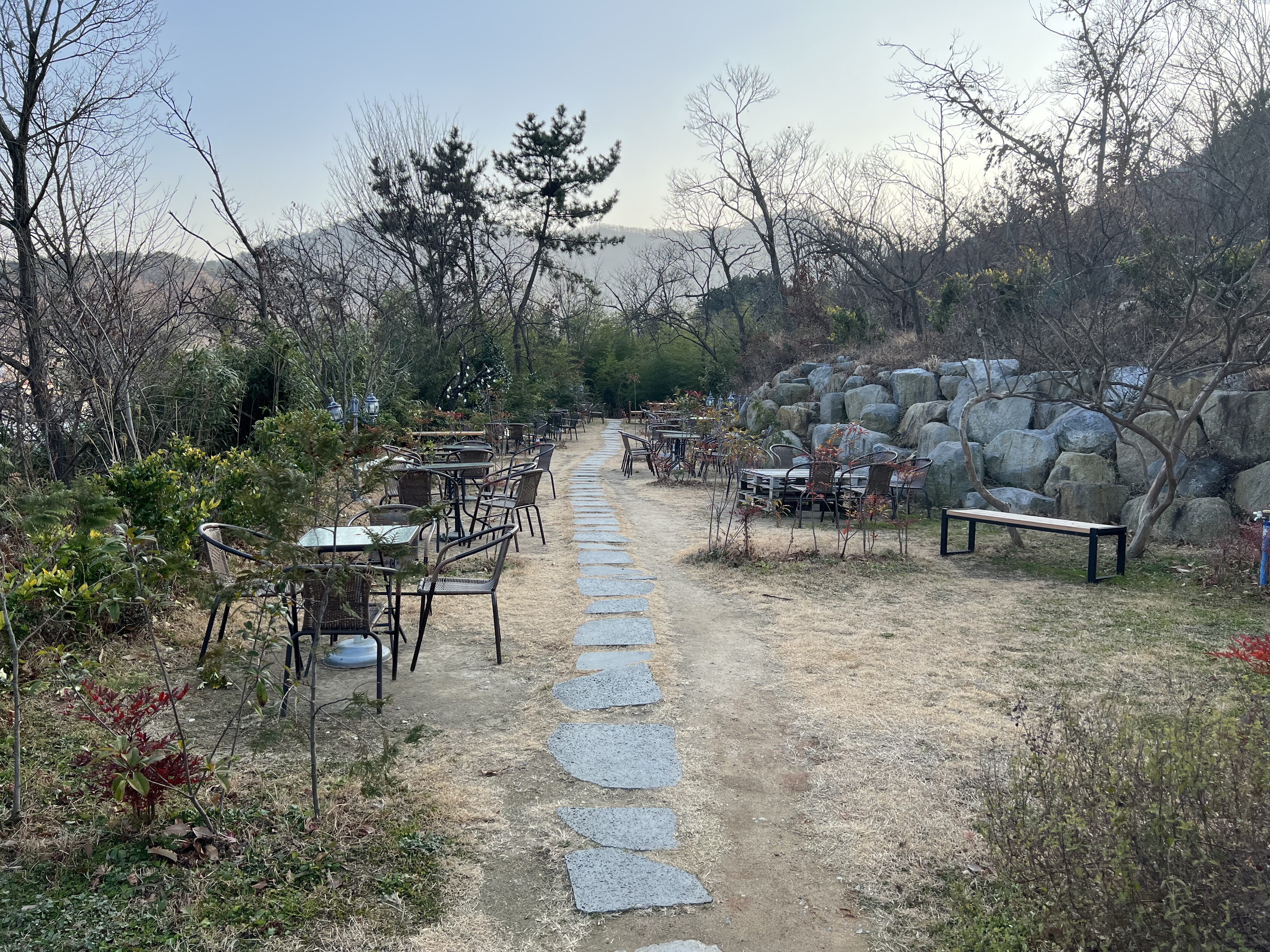 브라운피크닉 야외 테이블