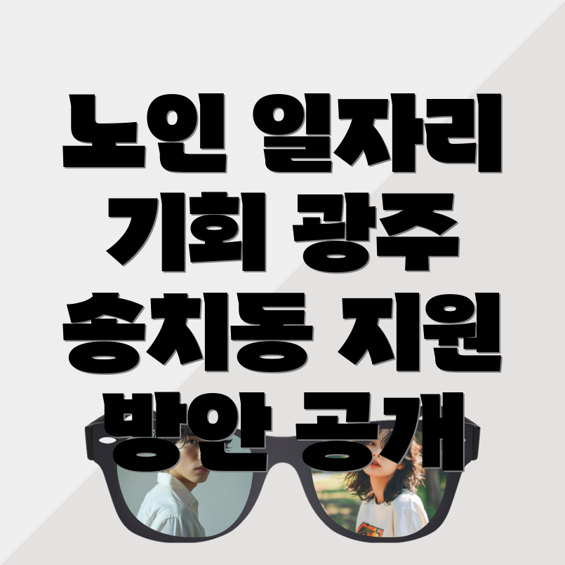 노인 일자리 지원