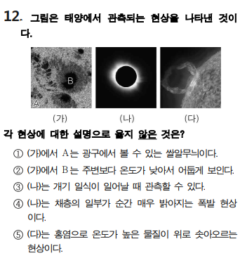 중2과학 기출문제