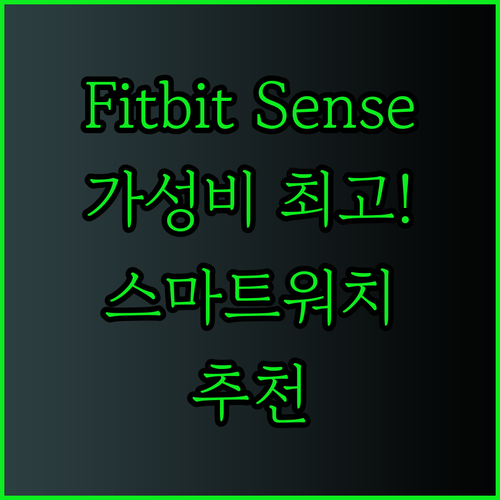 Fitbit Sense 스마트워치 추