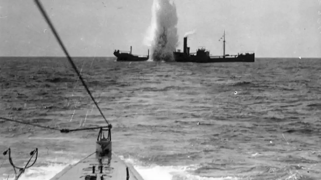 제1차 세계대전 무제한 잠수함 작전 사진