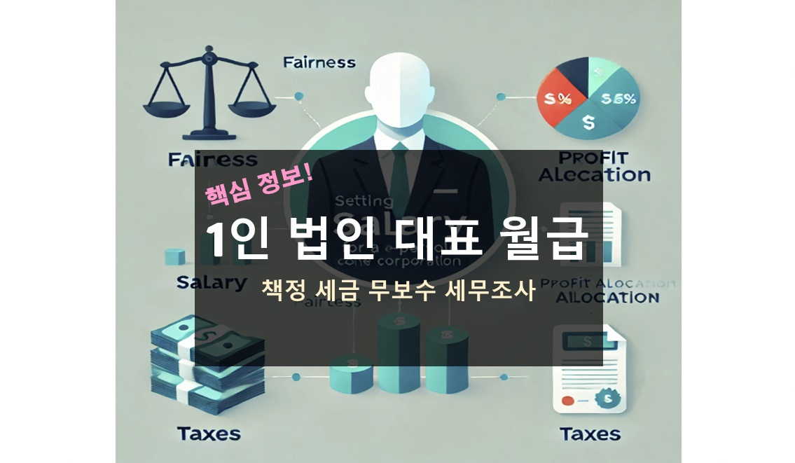 1인 법인 대표 월급