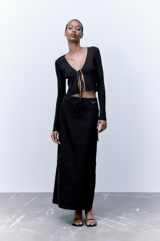 ZARA 자라 카고 스커트 6929 221
