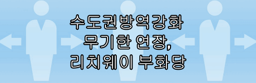  수도권방역강화 무기한 연장, 리치웨이 부화당