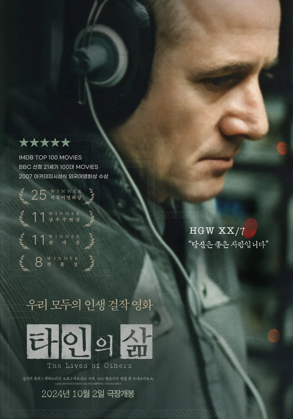 [🎬영화 리뷰] 타인의 삶 (The Lives of Others, 2006) - BBC 선정 21세기 최고의 영화 32위