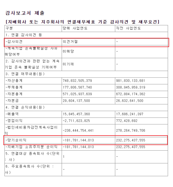 비덴트-2022년-감사보고서-감사의견