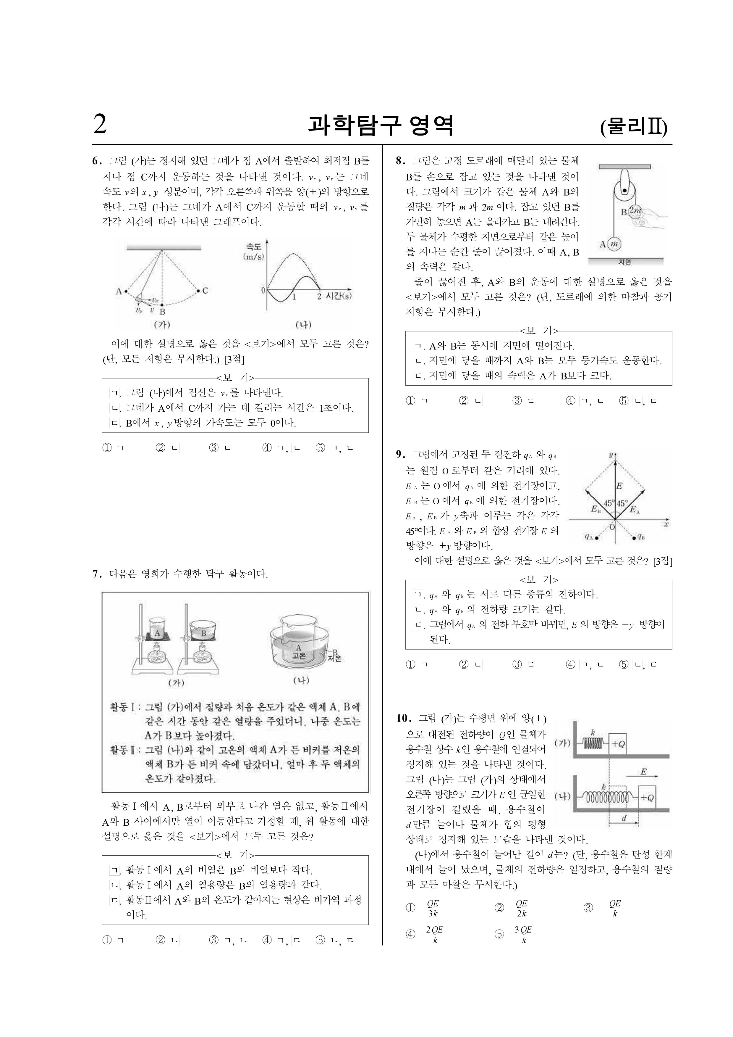 2004-11 고등학교 졸업자 대상 자연과학(물리 II) 2