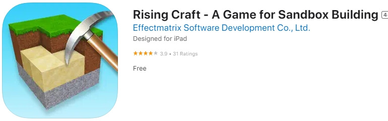 Rising Craft - A Game for Sandbox Building