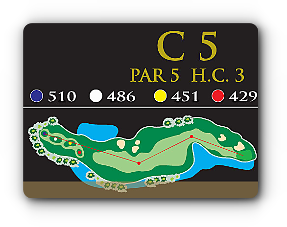 유니랜드CC C코스 5번 홀