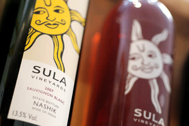 샴 초글 회장의 와이너리에서 생산되는 술라(Sula) 와인
