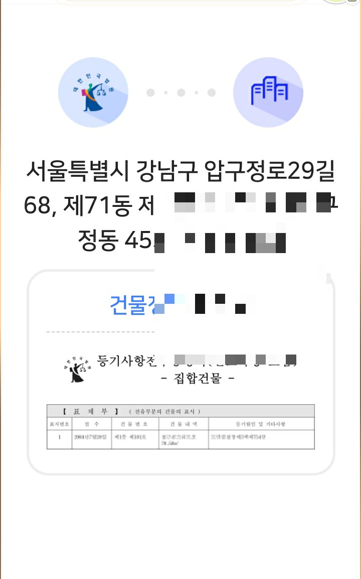 무료로 볼 수 있는 팁은 알고 있나.(디스코X) 아파트 토지등기부등본 3