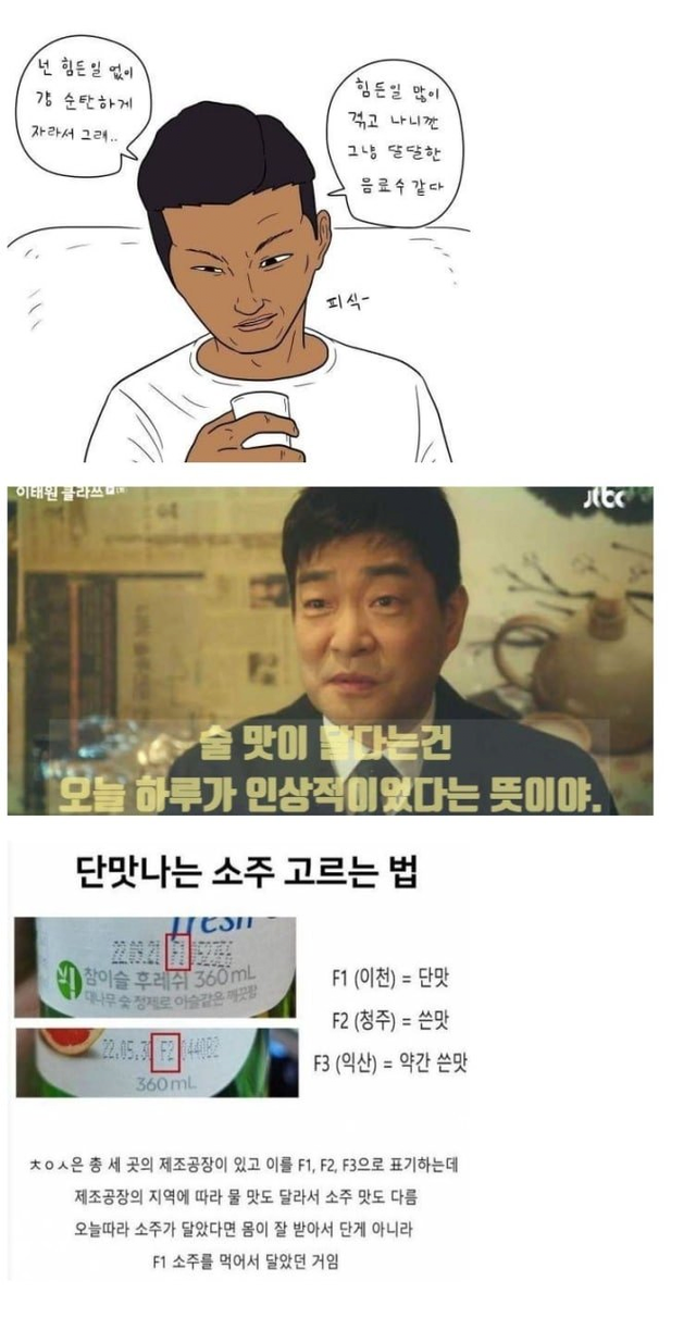  소주가 달다고? 진짜 일까?