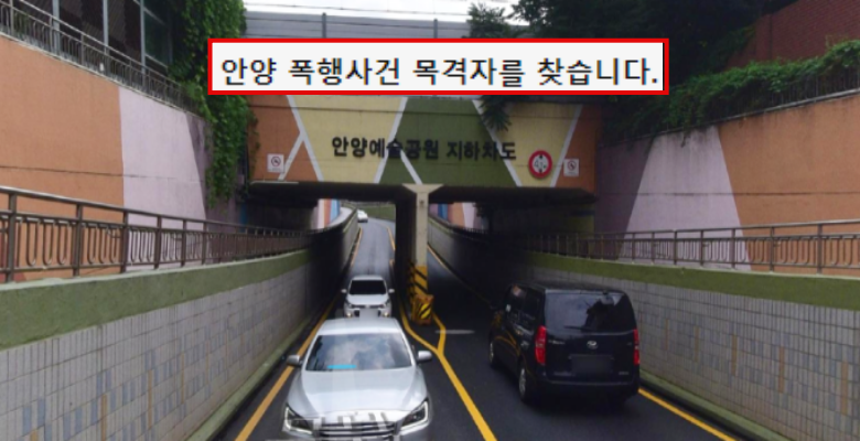  8월 2일 안양 폭행사건, 목격자 찾습니다.