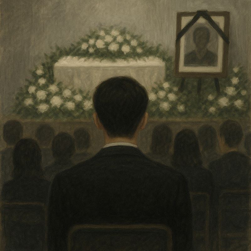장례식에 참석하는 꿈 – 감정 정화의 신호