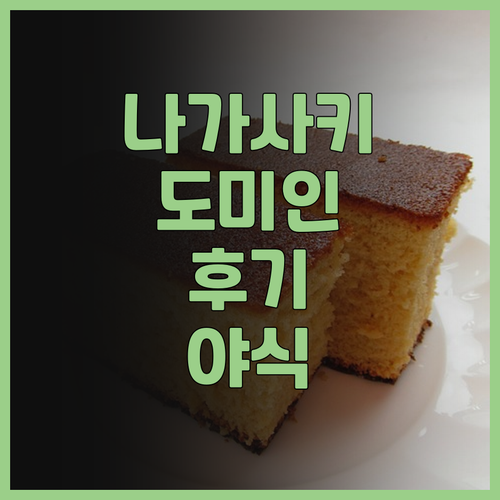 도미인 나가사키.. 나가사키 차이나타