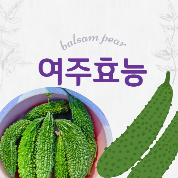 여주 효능│여주 효능 알고 드세요!