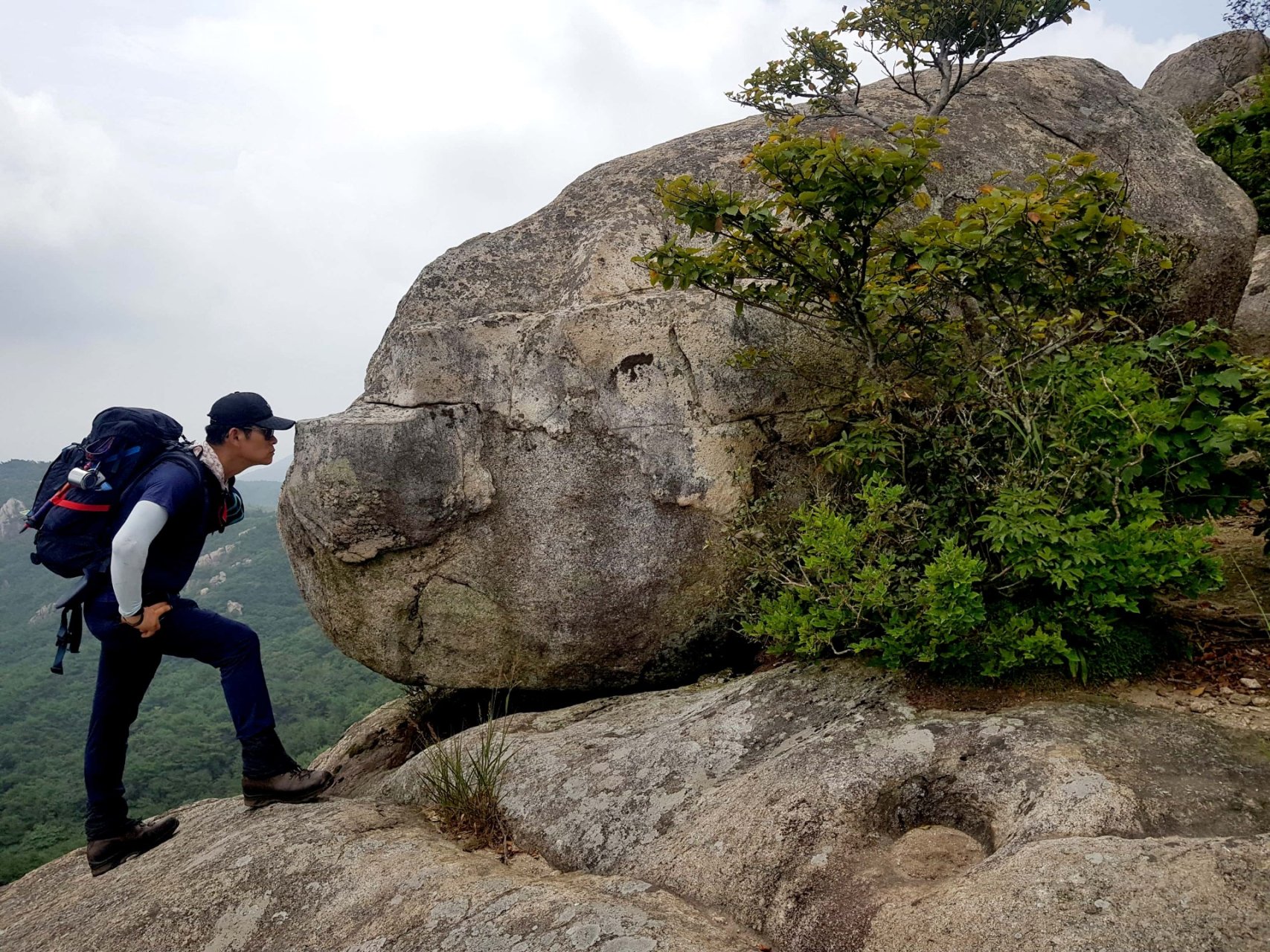 부산 금정산 돼지바위