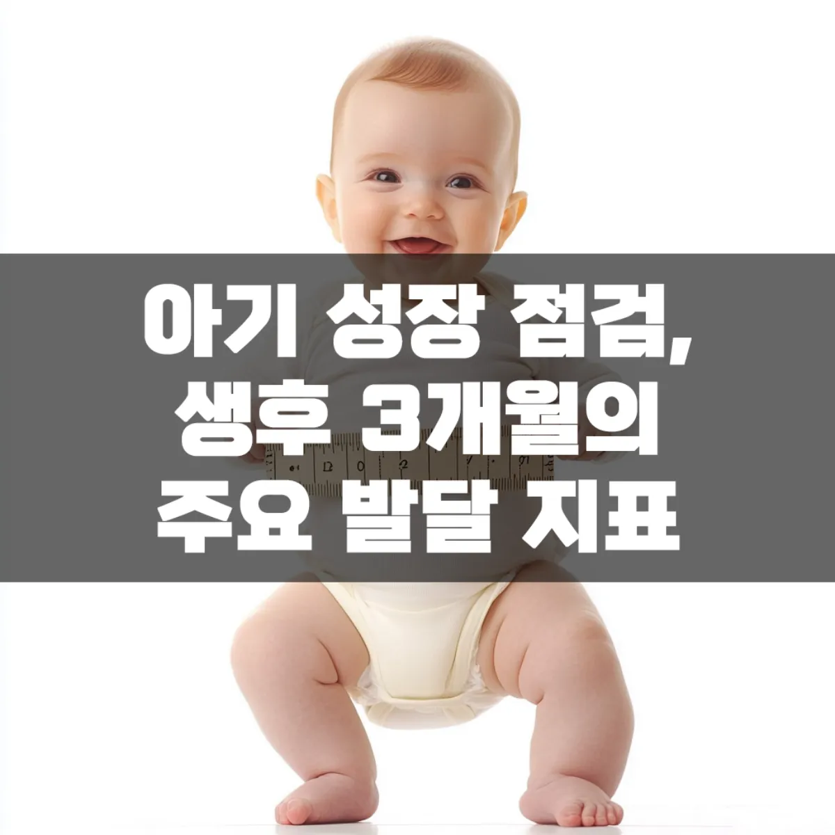 아기 성장 점검, 생후 3개월의 주요 발달 지표