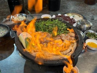 한우곱창 구이 전골