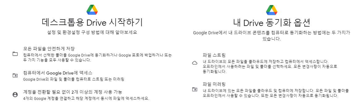 구글 드라이브 백업 동기화