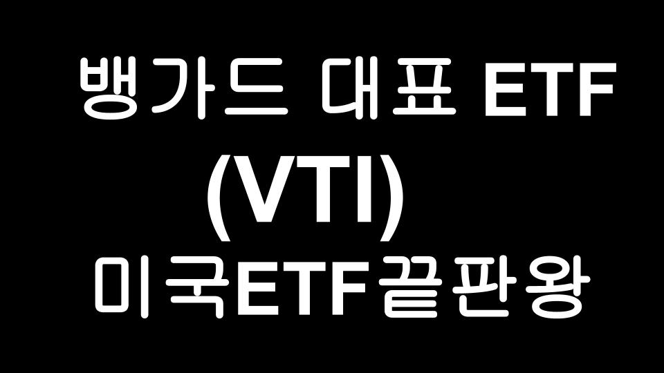  작년 미국 상장 ETF 중 가장 인기가 많았던 종목 / ETF 끝판왕 / 인덱스펀드에 투자 할거면 이거 하나로 끝내자