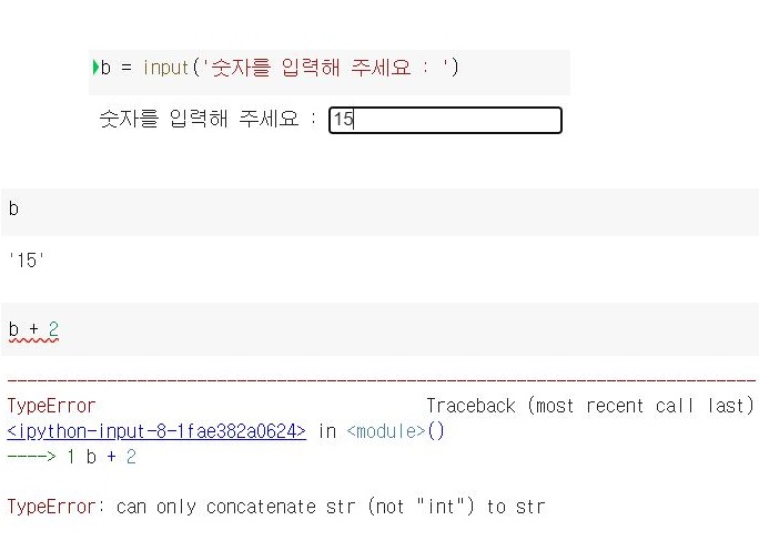  파이썬 입력 함수 input() 사용법, 타입 변경