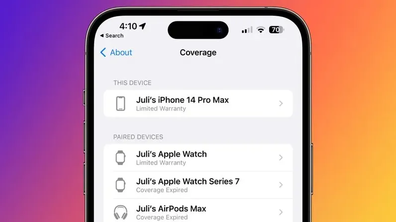 Apple Care 기기 보증