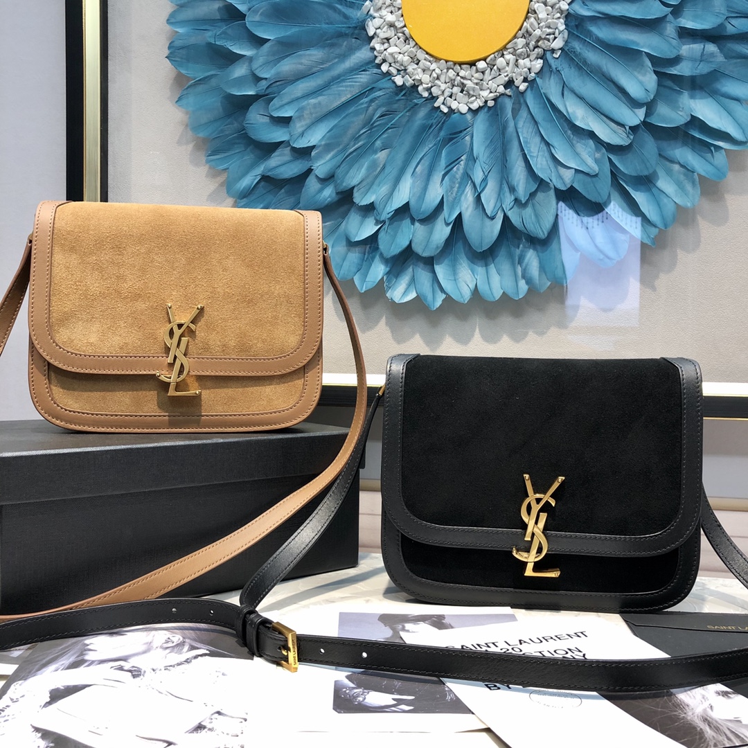  [SAINT LAURENT] 입생로랑 스웨이드 샤첼 솔피아노백 63502511Z3W1000 (2 COLOR)