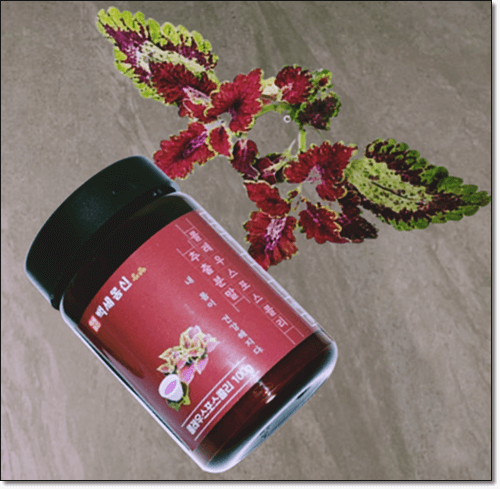 콜레우스 포스콜린 잎과 보충제