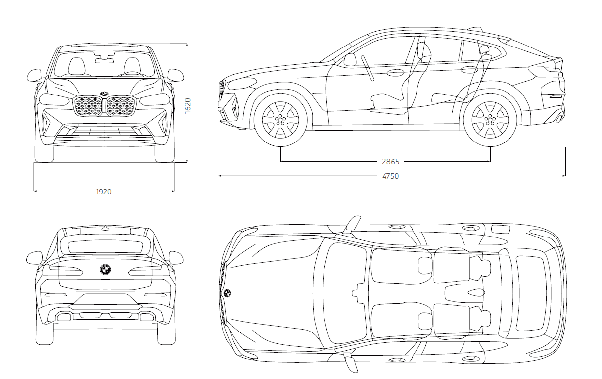 BMW X4 크기 제원표