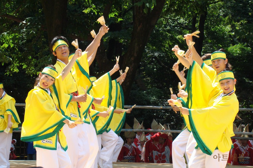 도쿄 8월 축제 하라주쿠 오모테산도 겐키마쓰리 슈퍼 요사코이