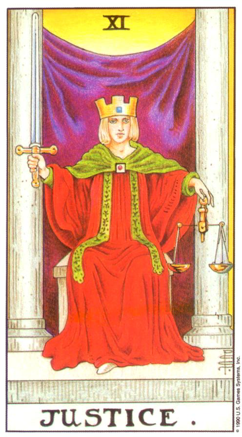  [메이저/정방향] 11. Justice (정의) 해석/풀이/정리/키워드/원 카드 리딩