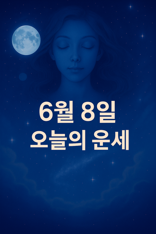 6월 8일 오늘의 운세 썸네일