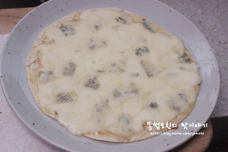 고르곤졸라피자만들기 또띠아 1