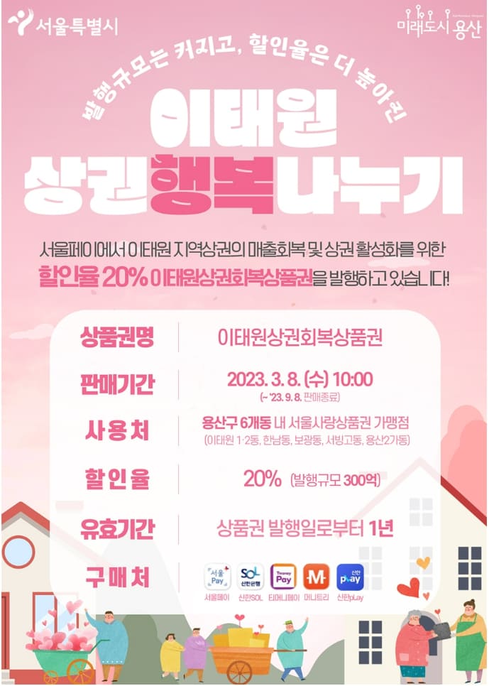 이태원 상권 회복 상품권
