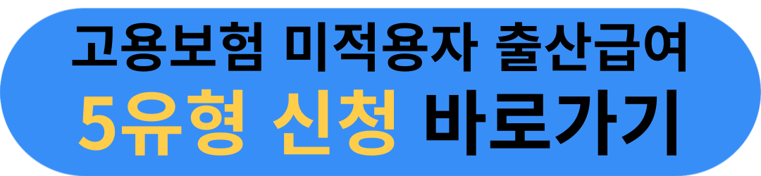 고용보험 미적용자 출산급여 1인사업자 5유형