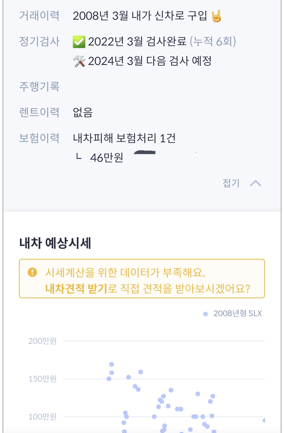 헤이딜러 내 차 정보