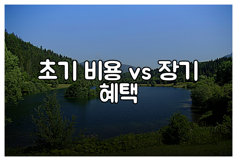 초기 비용 vs 장기 혜택